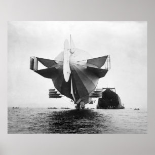 Poster Proa do zepelim: 1908