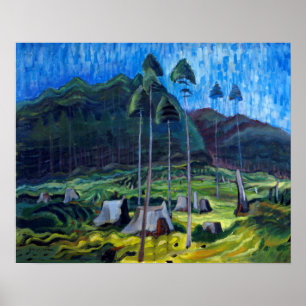 Poster Probabilidades e extremidades por Emily Carr 20x16