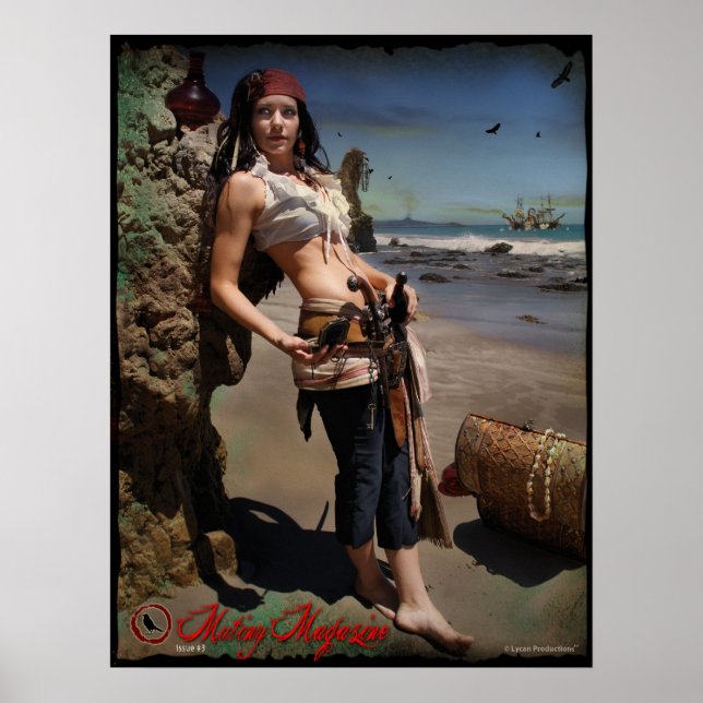 Pôster Problema da Revista MuMinúscula 3 Pinup do Cobrir  (Frente)