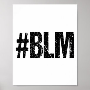 Poster Problema de Vida Negra do #blm - Retorno de Vintag