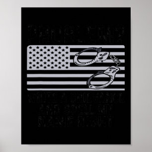 Poster Problema Engraçado do Agente de Correção Escreva U