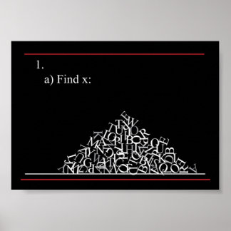 Poster Problema matemático