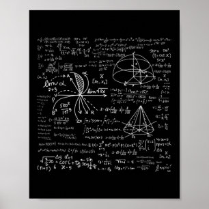 Poster Problema Matemático de Fórmula Quadrática Engraçad
