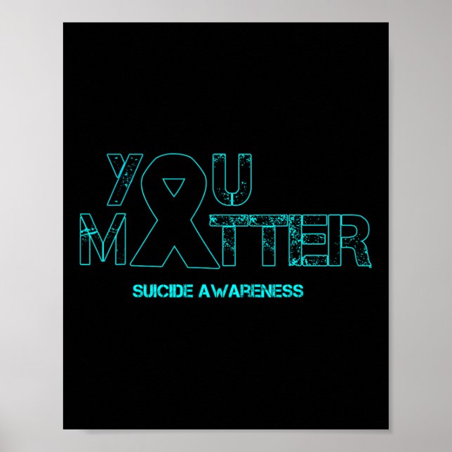 Poster Problema Prevenção Contra O Suicídio Sensibilizaçã (Frente)