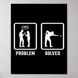 Poster Problema Resolvido do Jogador de Bilhetes de Pisci