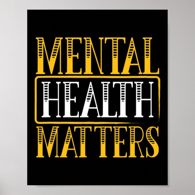 Poster Problemas de saúde - Consciência da doença cerebra (Frente)