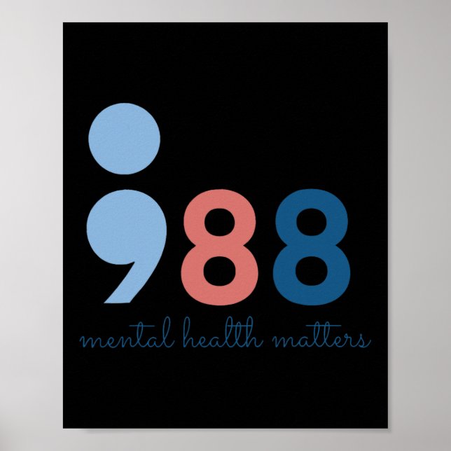 Poster Problemas de saúde mental (Frente)