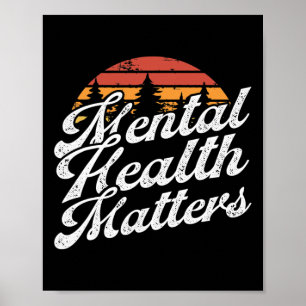 Poster Problemas de Saúde Mental - Consciência da Doença