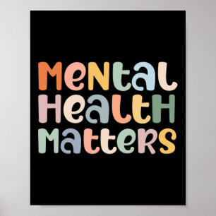 Poster Problemas de Saúde Mental Doença de Consciência Me