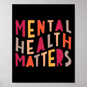 Poster Problemas de saúde mental Motivação