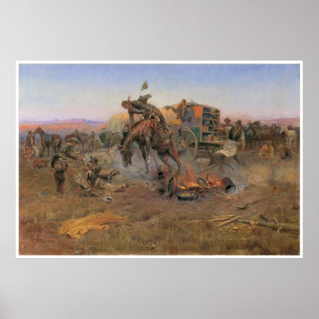 Pôster Problemas do Camp Cook, 1912 (Frente)