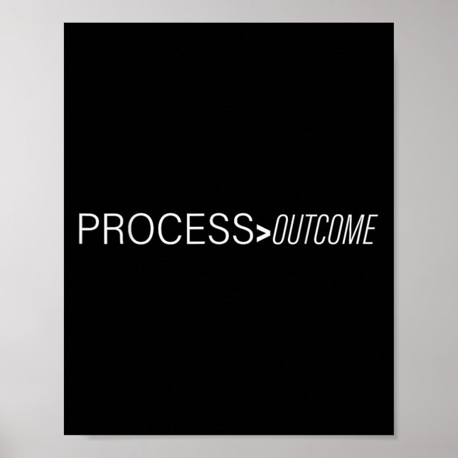 Poster Process Greater Than Outcome Growth Mindset Motiva (Frente)