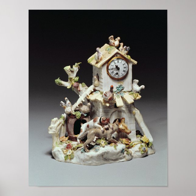 Poster Processo de relojoaria de porcelana (Frente)