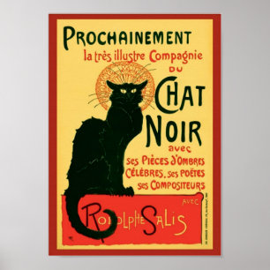 Poster Prochainement Le Chat Noir Steinlen Fine Art