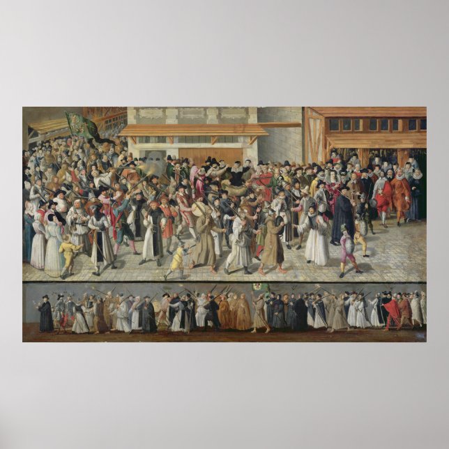 Pôster Procissão da Liga Santa (Frente)