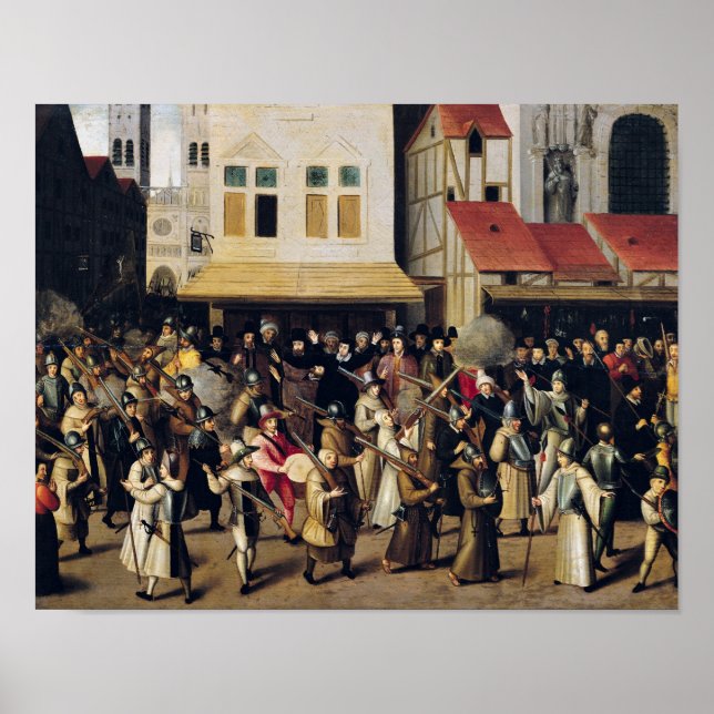 Pôster Procissão da Santa Liga em 1590 (Frente)