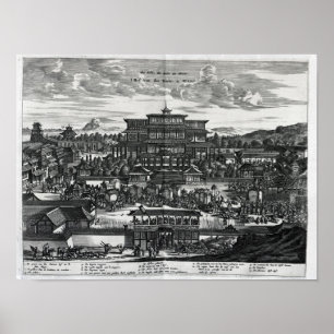 Pôster Procissão de Macau, uma ilustração