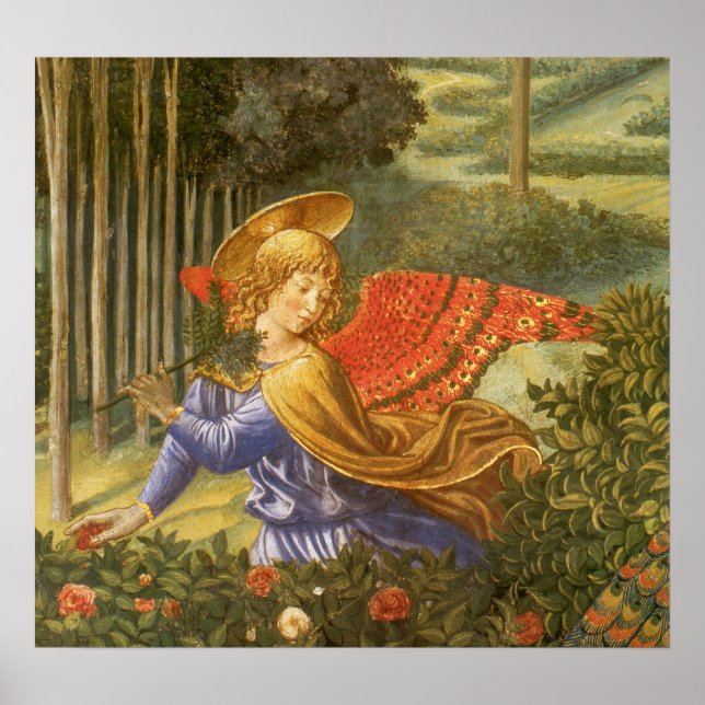 Pôster Procissão do Anjo Magi por Benozzo Gozzoli (Frente)