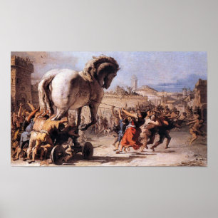 Pôster Procissão do Cavalo de Troia