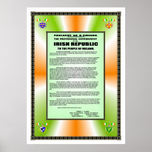 POSTER PROCLAMAÇÃO IRLANDESA