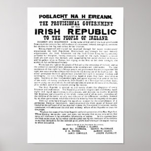 Pôster Proclamação irlandesa de 1916