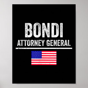 Poster Procurador-Geral Do Presidente Trump Pick Pam Bond