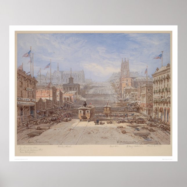 Pôster Procurando a Rua da Califórnia em Montgomery(1325) (Frente)