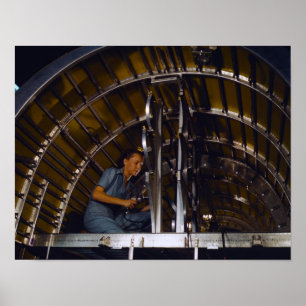 Poster Produção do libertador B-24