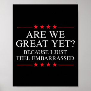 Poster Produto Anti-Trump Para Liberais & Progresso