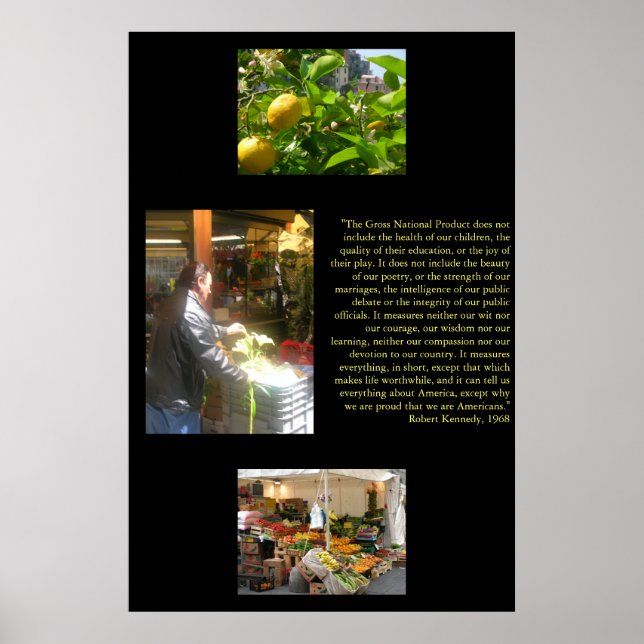 Pôster Produto Nacional Bruto (Frente)