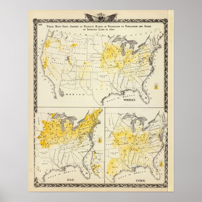 Poster Produtos criados proporcionalmente à população (Frente)