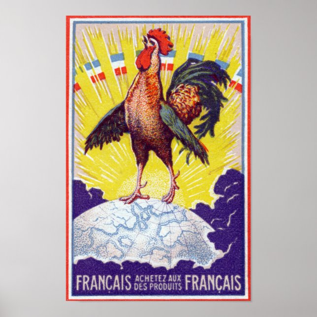 Poster Produtos franceses do Comprar 1920 (Frente)