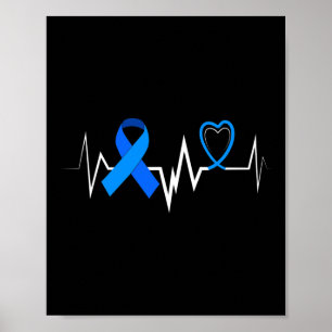 Poster Produtos Heartbeat Alopecia Fita Azul Alopecia A