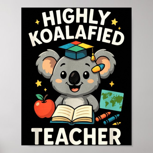 Poster Professor Altamente Koalificado - Urso Koala Engra (Frente)