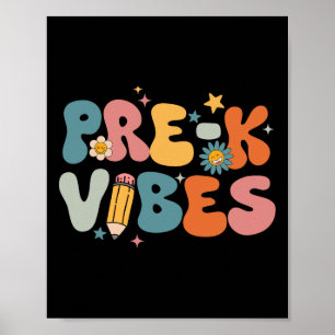 Poster Professor Aluno Vibes Pré-Jardim de Infância Equip
