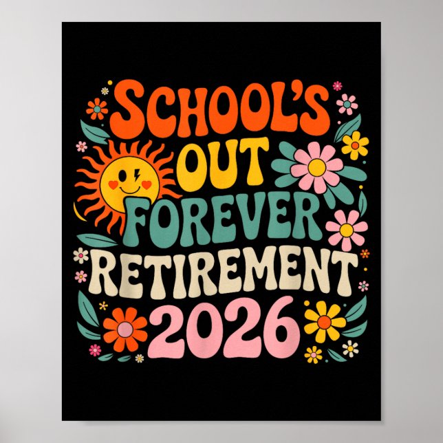 Poster Professor Aposentado 2026 Escolas Sem Fim Professo (Frente)