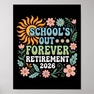Poster Professor Aposentado 2026 Escolas Sem Fim Professo