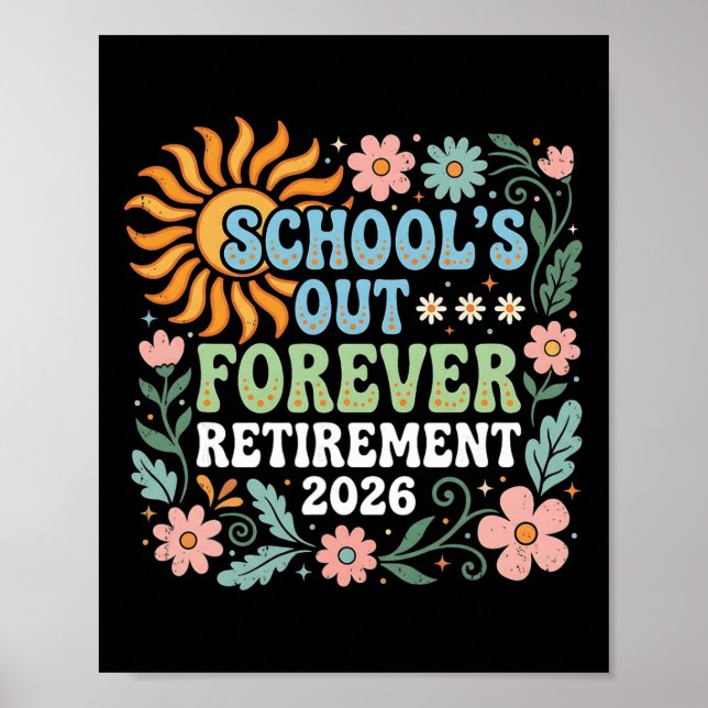 Poster Professor Aposentado 2026 Escolas Sem Fim Professo (Frente)