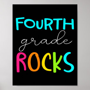 Poster Professor da Equipe Grade Rocks da 4ª Série 