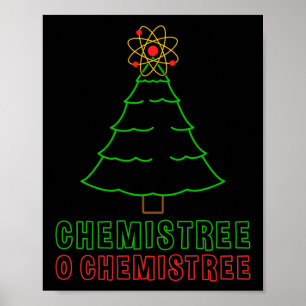 Poster Professor de Ciência Chemistree O Chemistree Funn