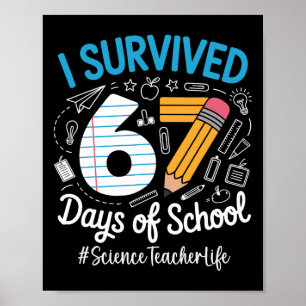 Poster Professor de Ciências Sobreviveu 67 Dias de Humor