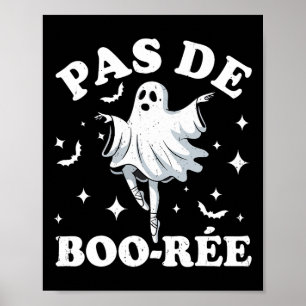 Poster Professor de dança de Halloween Pas De Boorée danç