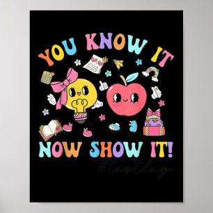 Poster Professor de Dia de Teste de Groovy que você conhe