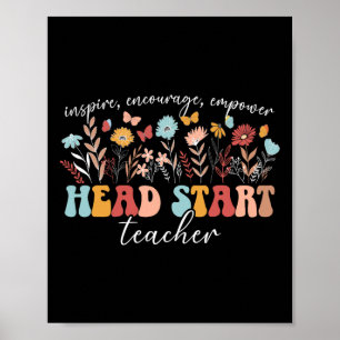 Poster Professor de Early Head Start Agradecimento Head S