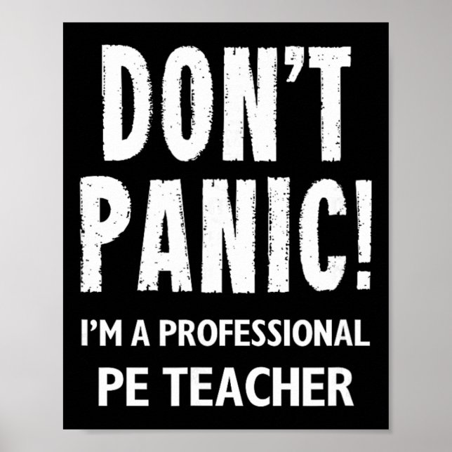 Poster Professor de Ed. Física  (Frente)