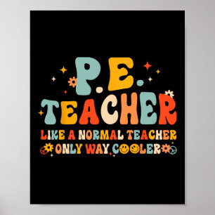 Poster Professor De Educação Física De Volta À Escola Gro