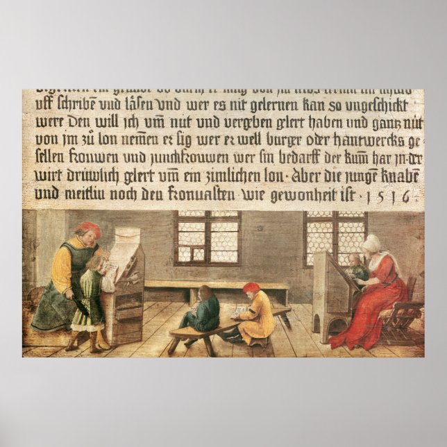 Pôster Professor de escola (Frente)