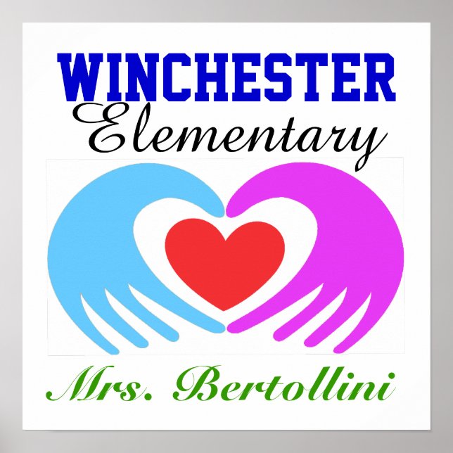 Poster Professor de escola/escola - SRF (Frente)