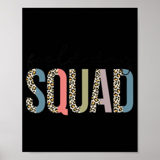 Poster Professor de Esquadrão Primeiro Estudante No Últim