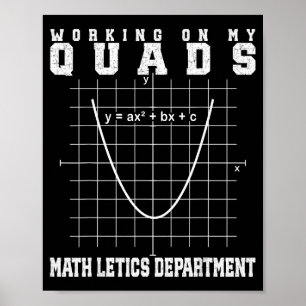 Poster professor de ginásio de matemática de álgebra trab